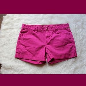 Loft Pink Denim Shorts Size 4